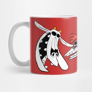 Cow And Chicken Skulls Mug